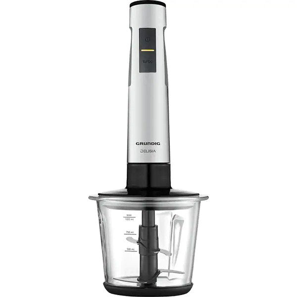 Mixer vertical GRUNDIG Delisia BL8680, 1l, 850W, 6 trepte viteza, Argintiu-Negru