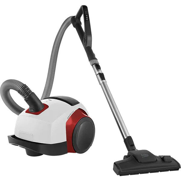 Aspirator cu sac BEKO VCC44824AW, 4l, 800W, 72dB, Alb-Rosu