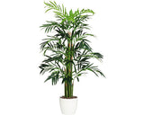 Palmier Artificial Bambus In Ghiveci H 100 Cm Verde