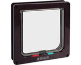 Usa Acces Pisici Karlie Cu 4 Cai De Intrare 23x5x25 Cm Maro