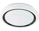 Plafoniera Capasso 14, 6w 1600 Lumeni, Ø340 Mm, Alb/negru
