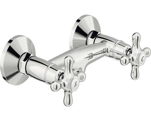 Baterie dus cu dubla comanda AVITAL Tweed Obertain ceramic 1/2” crom