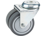 Roata Pivotanta Metalica & Plastic Tarrox Ø50mm, Max. 80kg, Fara Placa Fixare