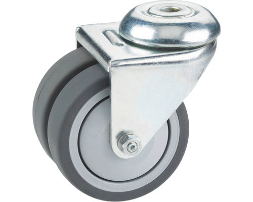 Roata Pivotanta Metalica & Plastic Tarrox Ø50mm, Max. 80kg, Fara Placa Fixare