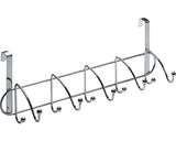 Cuier Pentru Usa Cu 5x2 Carlige Hettich Budget 430x155x135 Mm, Otel Cromat