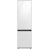 Combina frigorifica Samsung RB38C7B5C12/EF, Bespoke, 390 l, Clasa C, Total No Frost, All Around & Metal Cooling, Compresor Digital Inverter, WiFi, AI Energy, Smart Control, H 203 cm, Sticla alba