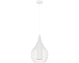 Pendul Razoni 1 E27 Max. 1x40w, Alb/sticla