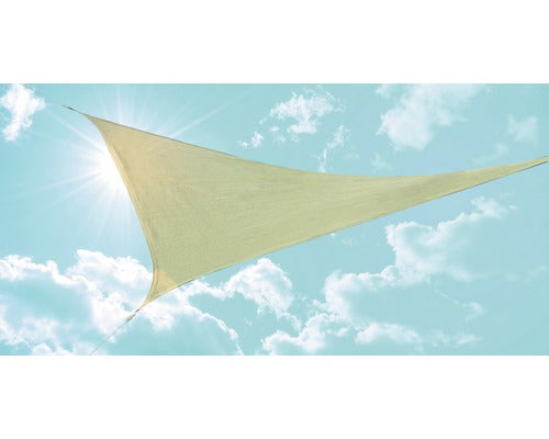 Copertina Triunghiulara 135 G/m² Bej 360x360x360 Cm