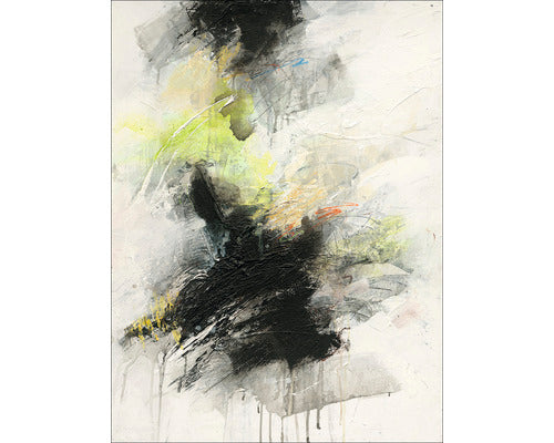 Tablou Canvas Black And Green 57x77 Cm
