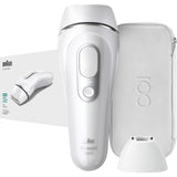 Epilator IPL Braun Silk-expert PRO 5 MBSEP5 , SensoAdapt™, 400.000 impulsuri, 10 niveluri de intensitate, corp si fata, cap de precizie, Trusa premium de calatorie, Alb