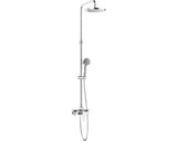 Sistem de dus cu baterie monocomanda Roca Even, dus fix Ø25 cm, para dus 3 functii, crom