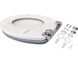 Capac WC Form & Style Color Edge alb gri