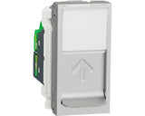 Priza Date Rj45 Unica Cat5 Utp, Nuanta Aluminiu