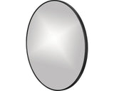 Oglinda Baie Rotunda Cordia Round Line Ø60 Cm Rama Negru