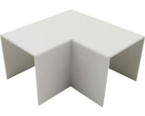 Coltare In Plan Canal Cablu Comtec 40x25 Mm, Culoare Alba, 5 Bucati