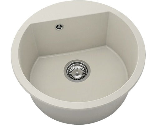 Chiuveta Bucatarie Rotunda Fat Avangard 223 Ø51 Cm, Fatgranit Beige