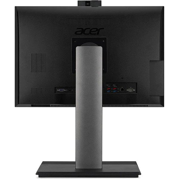 Sistem PC All in One ACER Veriton VZ6870G, Intel Core i5-10400 pana la 4.3GHz, 23.8" Full HD, 16GB, SSD 512GB, AMD Radeon R5 330 2GB, Endless, Negru