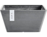 Ghiveci Ecopots Berlin Plastic 41x41x18 Cm Gri