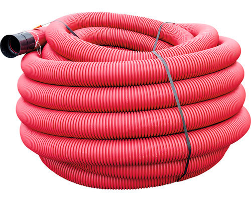 Teava Flexibila Corugata Din Polietilena Tehnoworld Ø40 Mm 50m 450n