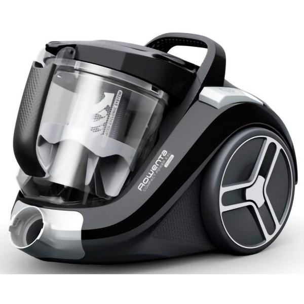 Aspirator fara sac Rowenta Compact Power XXL RO4B25EA, 750W, recipient pentru praf 2.5 L, 3 niveluri de filtrare, negru
