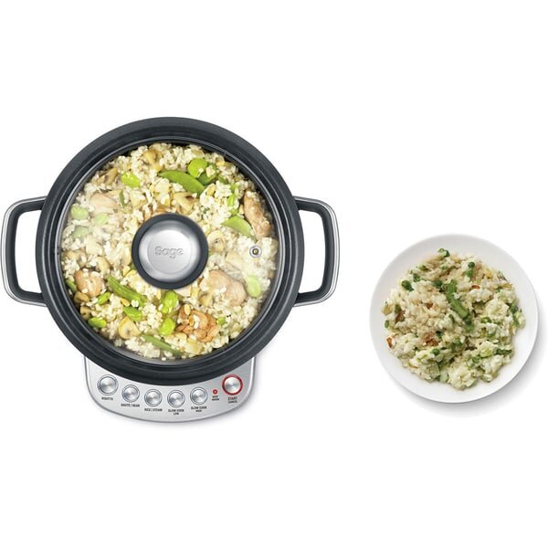 Oala sub Presiune Electrica SAGE BRC600, 3.7l, 760W, Argintiu-Negru