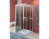 Perete Lateral Dus Radaway Premium Plus 2s 90x190 Cm, Sticla Transparenta, Profil Crom