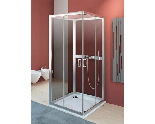 Perete Lateral Dus Radaway Premium Plus 2s 90x190 Cm, Sticla Transparenta, Profil Crom