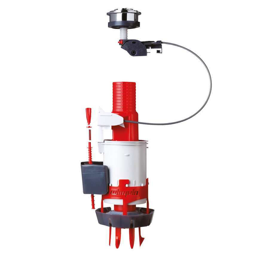 Mecanism Wirquin cablu easy clic, 3/6 litri,pentru renovare rezervor WC, solutie universala