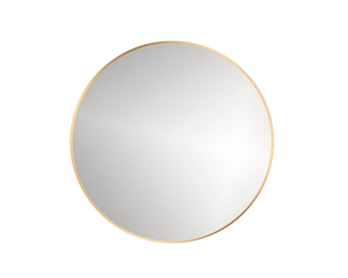 Oglinda Baie Cordia Round Line Ø60 Cm Rama Aurie