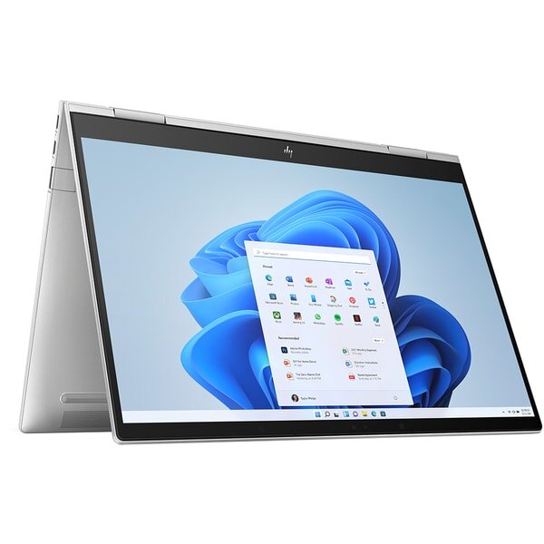 Laptop 2 in 1 HP Envy x360 13-bf0021nn, Intel Core i5-1230U Pana la 4.4GHz, 13.3" WUXGA Touch, 16GB, SSD 512GB, Intel Iris Xe Graphics, Windows 11 Home, Argintiu