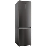 Combina frigorifica Haier HDW5620CNPD, 377 l, Clasa C, Total No Frost, WiFi, My Zone, Compresor Inverter, SuperFreezing, Display, H 200 cm, Dark Inox