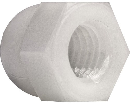 Piulite Hexagonale Infundate Dresselhaus M6 Din1587 Plastic Alb, 50 Bucati