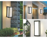 Aplica Cu Led Integrat Burgos Xl 20w 1700 Lumeni, Pentru Exterior Ip44, Alb/negru
