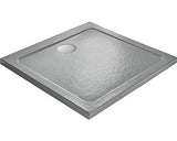 Cadita de Dus Patrata Radaway Doros C, 90x90x4,5 cm, Acril, SDRC9090-01-64S, Antracit