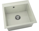 Chiuveta Bucatarie Cu O Cuva Fat Avangard 225 51x51 Cm, Fara Picurator, Granixit Arctic