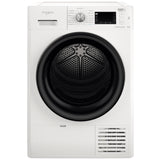 Uscator de rufe Whirlpool FFTD8X3BEE, Pompa de caldura, 8 kg, Clasa C, Motor Inverter, Freshcare+, Tehnologia al 6-lea Simt, Control touch, Alb