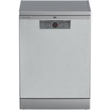 Masina de spalat vase Beko BDFN26640XC, 16 seturi, 6 programe, Clasa C, HygieneShield, SelfDry, Mini 30', 60 cm, Inox