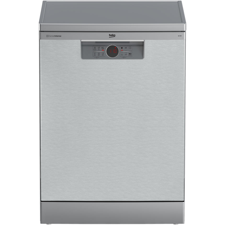 Masina de spalat vase Beko BDFN26640XC, 16 seturi, 6 programe, Clasa C, HygieneShield, SelfDry, Mini 30', 60 cm, Inox