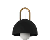 Lustra Calmanera, Negru/alama