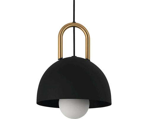 Lustra Calmanera, Negru/alama
