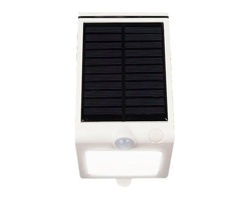 Lampa solara de perete Flink, detasabila, cu senzor de miscare, 230 lm, acumulator 3.7V 1200mAh 18650 Li-ion, IP44, Alb