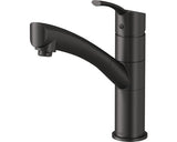 Baterie De Bucatarie Lenz Nexo Neagra, Cu Dus Extractibil