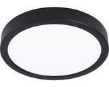 Plafoniera Cu Led Integrat Argolis 20, 5w 2400 Lumeni, Ø28, 5 Cm, Pentru Exterior Ip44, Negru