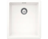 Chiuveta Bucatarie Cu O Cuva Schock Greenwich N-100s 40,6x45,6 Cm, Fara Picurator, Montare Pe/sub Blat, Cristadur Polaris