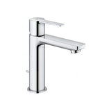 Baterie lavoar Grohe Lineare 32114001, 3/8'', marimea S, monocomanda, cartus ceramic, evacuare cu tija, crom