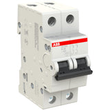 Siguranta electrica automata ABB 2CDS242001R0205, latime 2 module, 4,5KA, 2P, caracteristica B, 20A