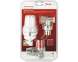 Set Robineti Termostatati Coltar Danfoss 1/2”, Cu Cap Termostatic, Alb
