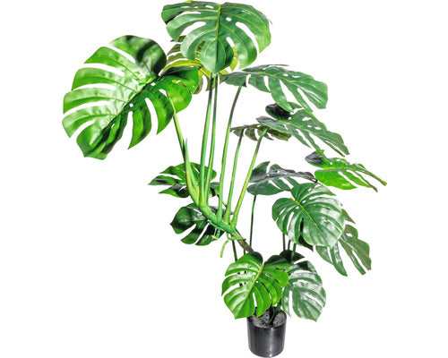 Planta Artificiala Splitphilodendron In Ghiveci H 120 Cm Verde