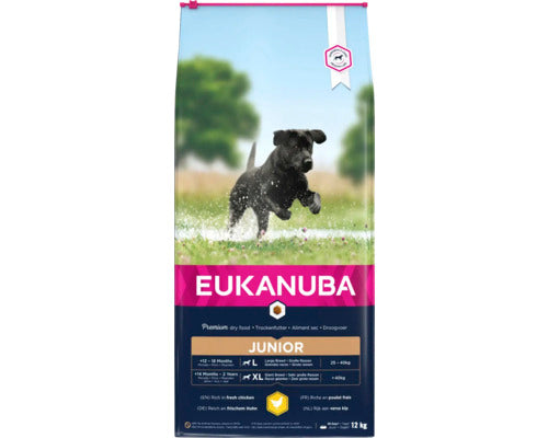 Hrana uscata pentru caini Eukanuba Junior Large & Giant Breed, Pui, 15Kg