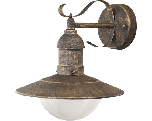 Felinar Rabalux Oslo, E27, 1x60W, IP44, Auriu antic